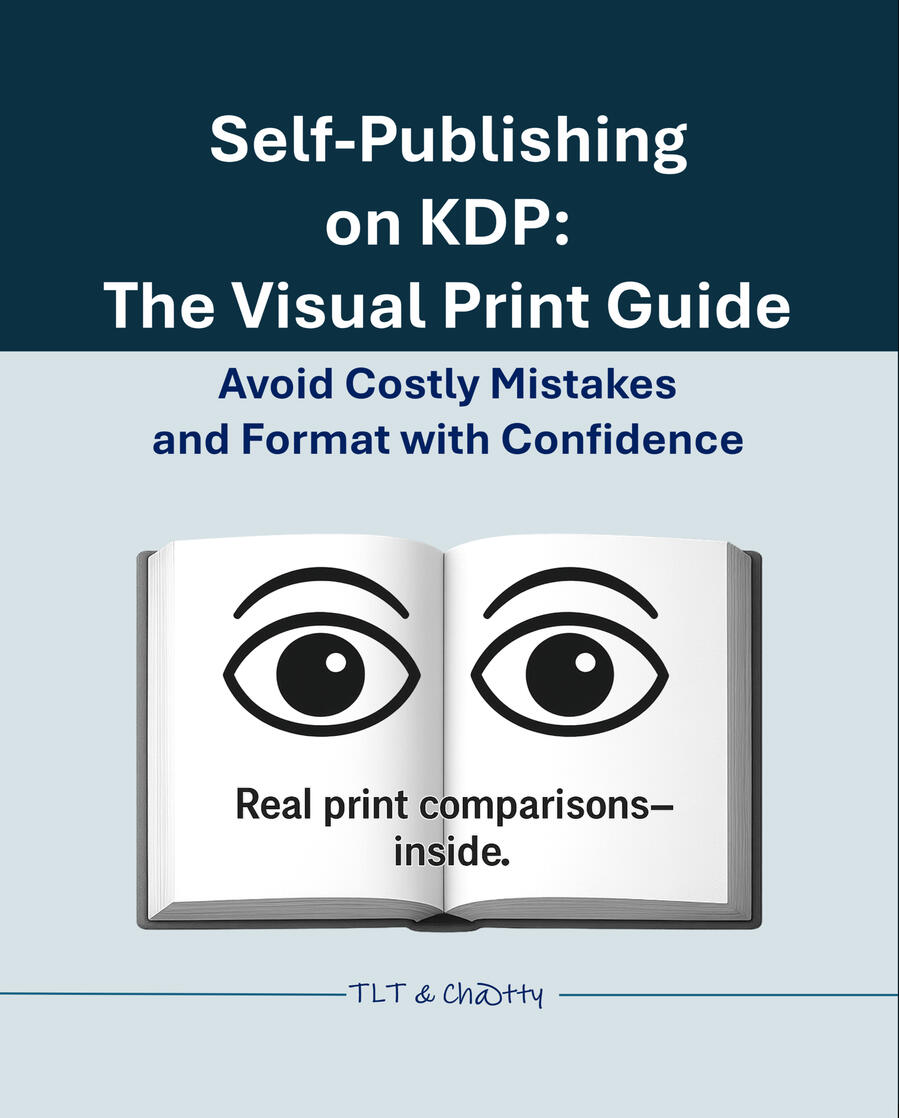 Avoid costly print mistakes before you publish. Self-Publishing on KDP: The Visual Print Guide is a hands-on reference for authors who want to see exactly what KDP prints — so you can format confidently and avoid surprises. Inside, you’ll find visual dem